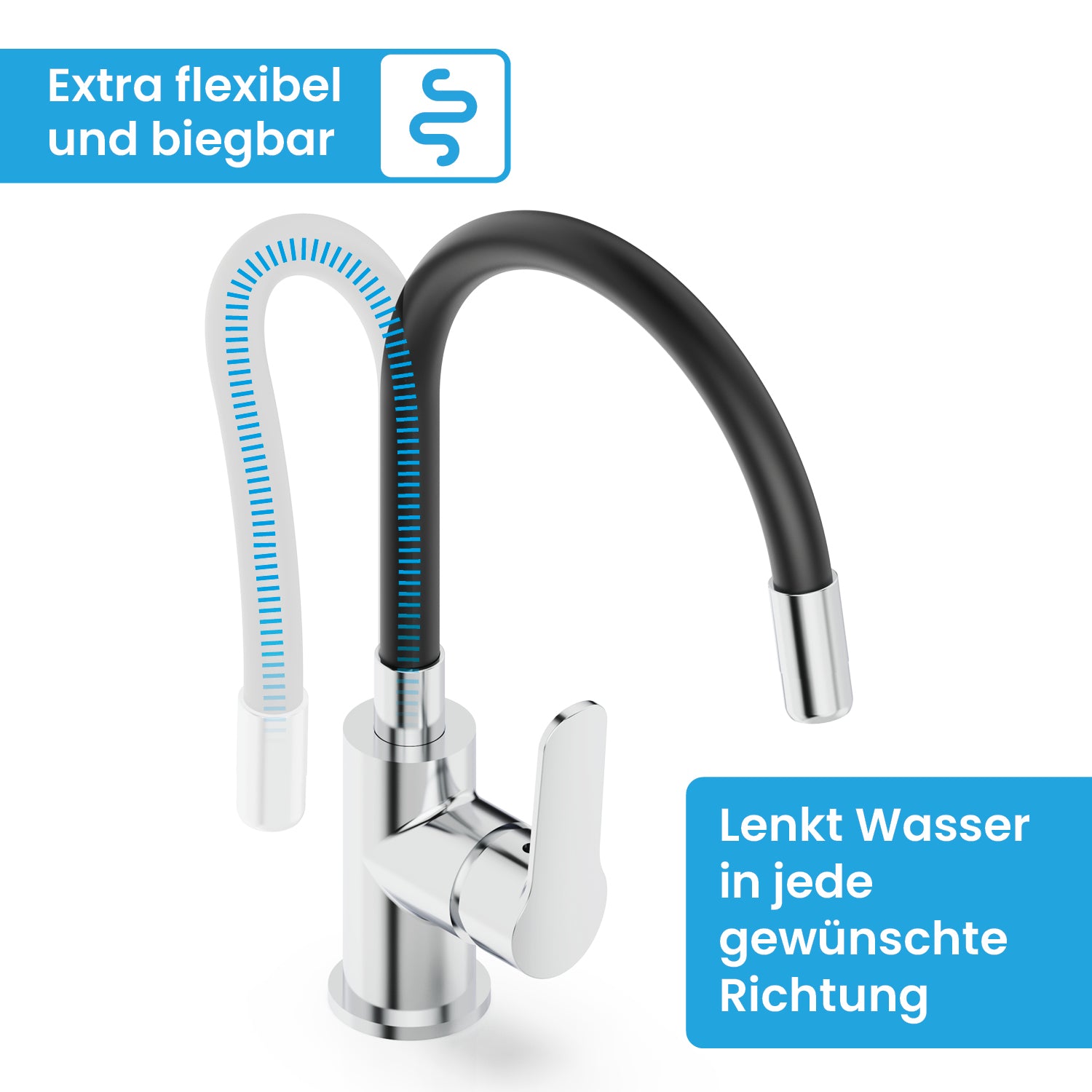 Küchenarmatur Serio - flexibel