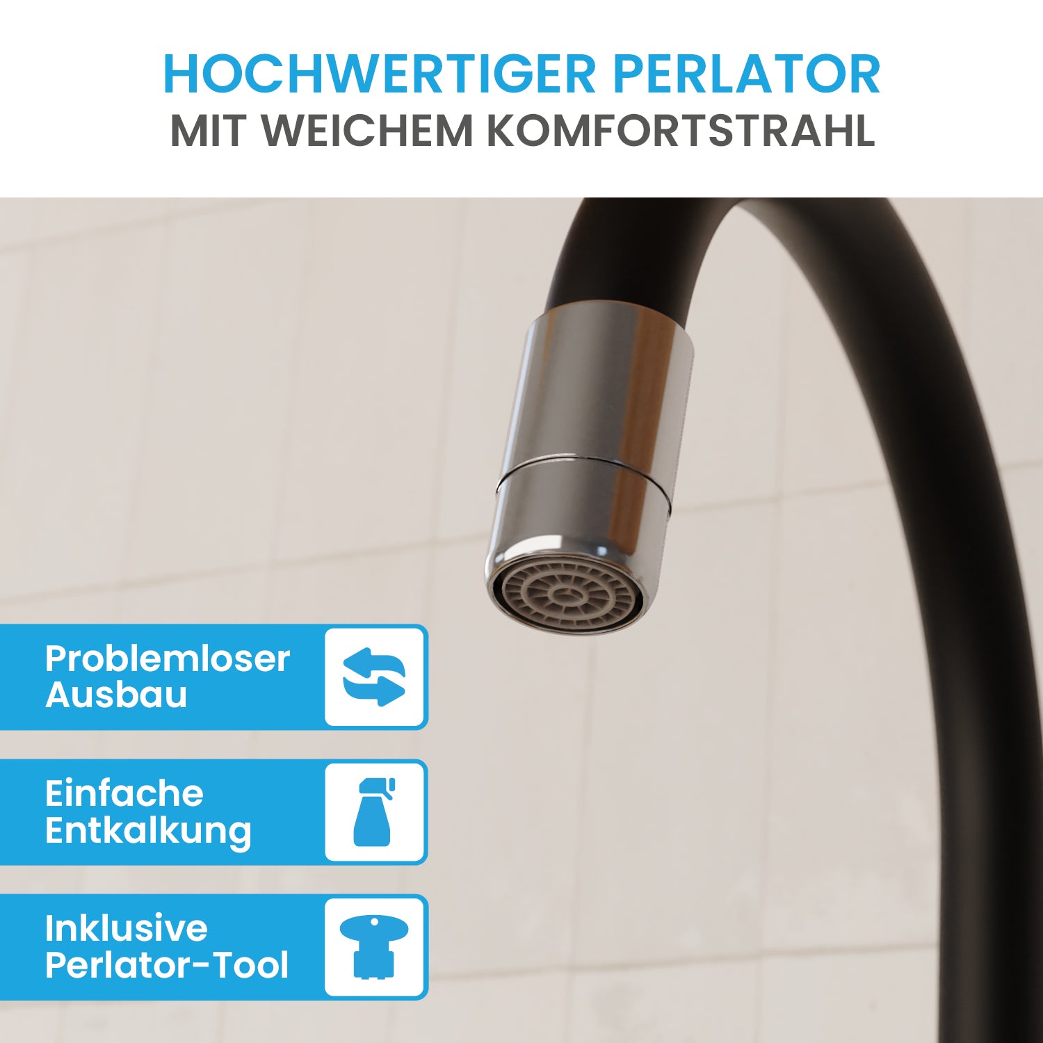 Küchenarmatur Serio - flexibel