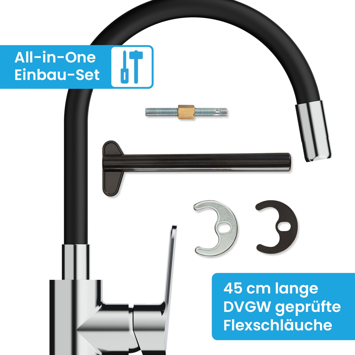 Küchenarmatur Serio - flexibel
