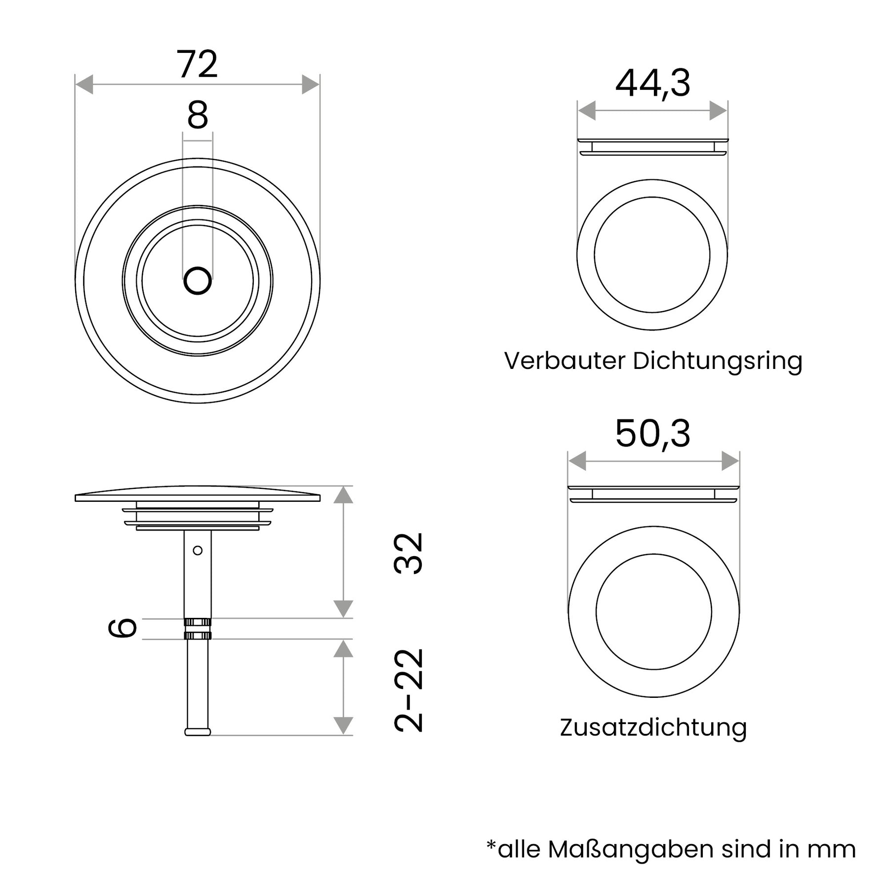 Badewannenstöpsel