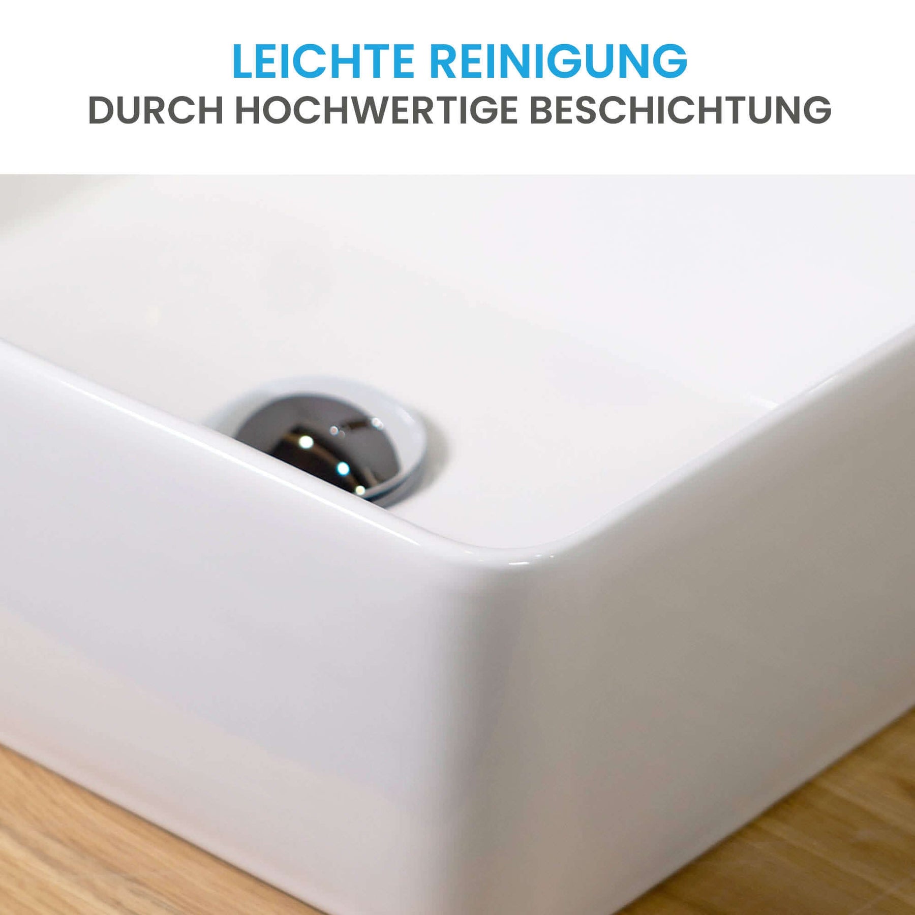 Aufsatzwaschbecken Endina - eckig Bächlein