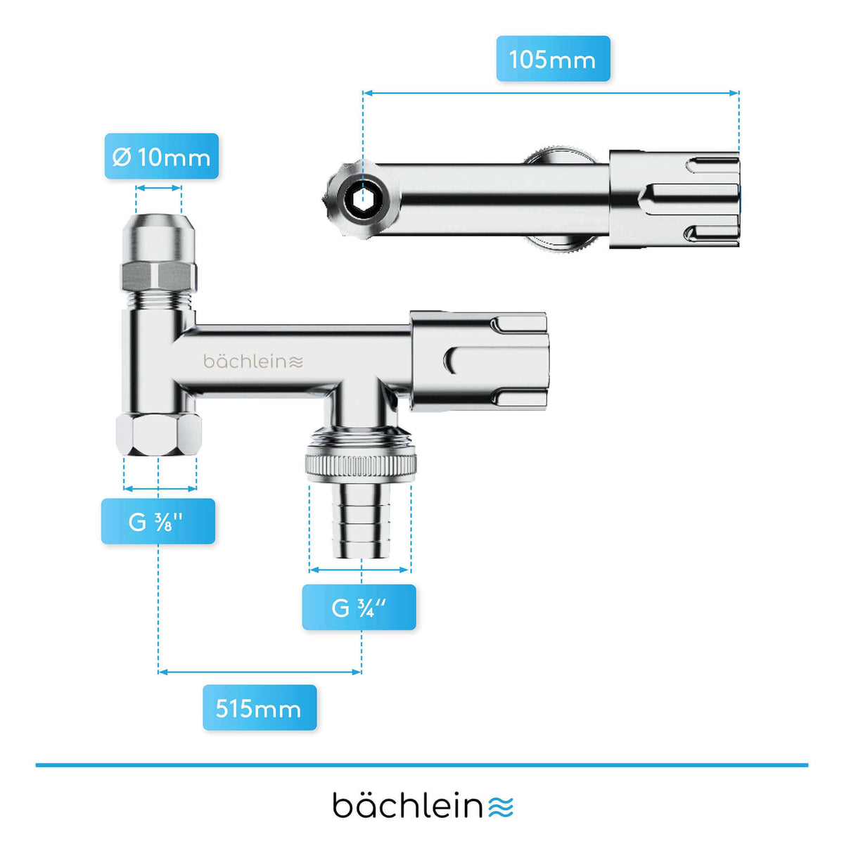 Bächlein Geräteventil Eckfix