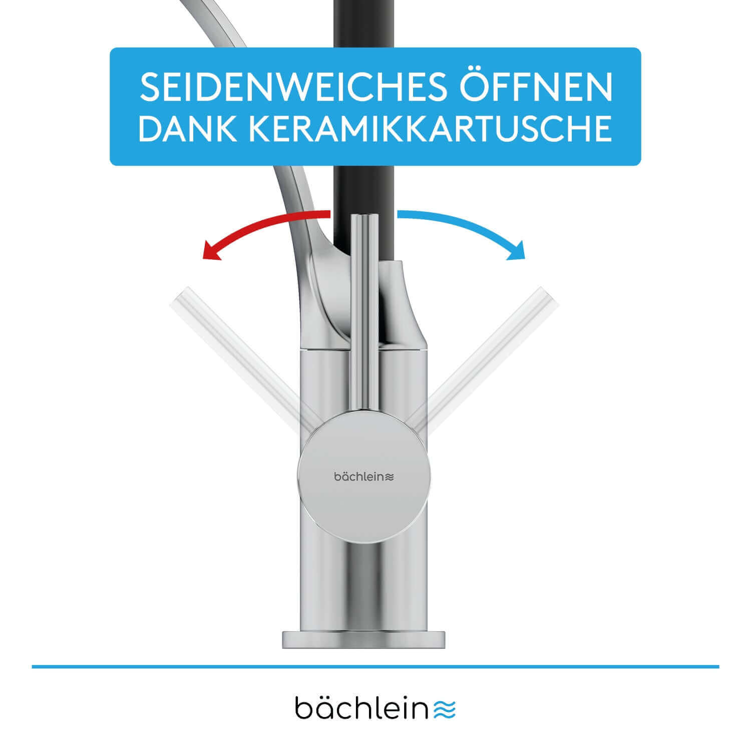 Bächlein Küchenarmatur Assaranco - flexibel Magnet