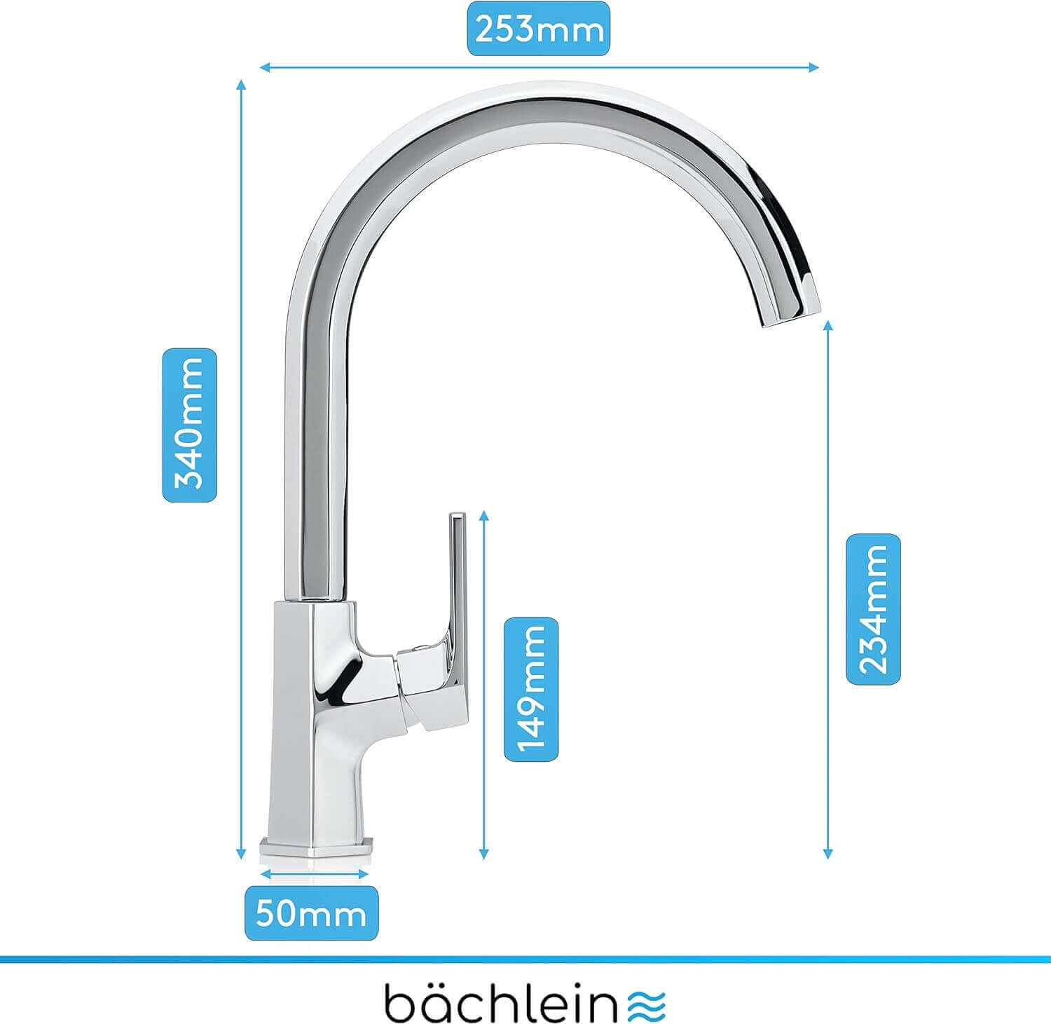 Küchenarmatur Wabenform Bächlein