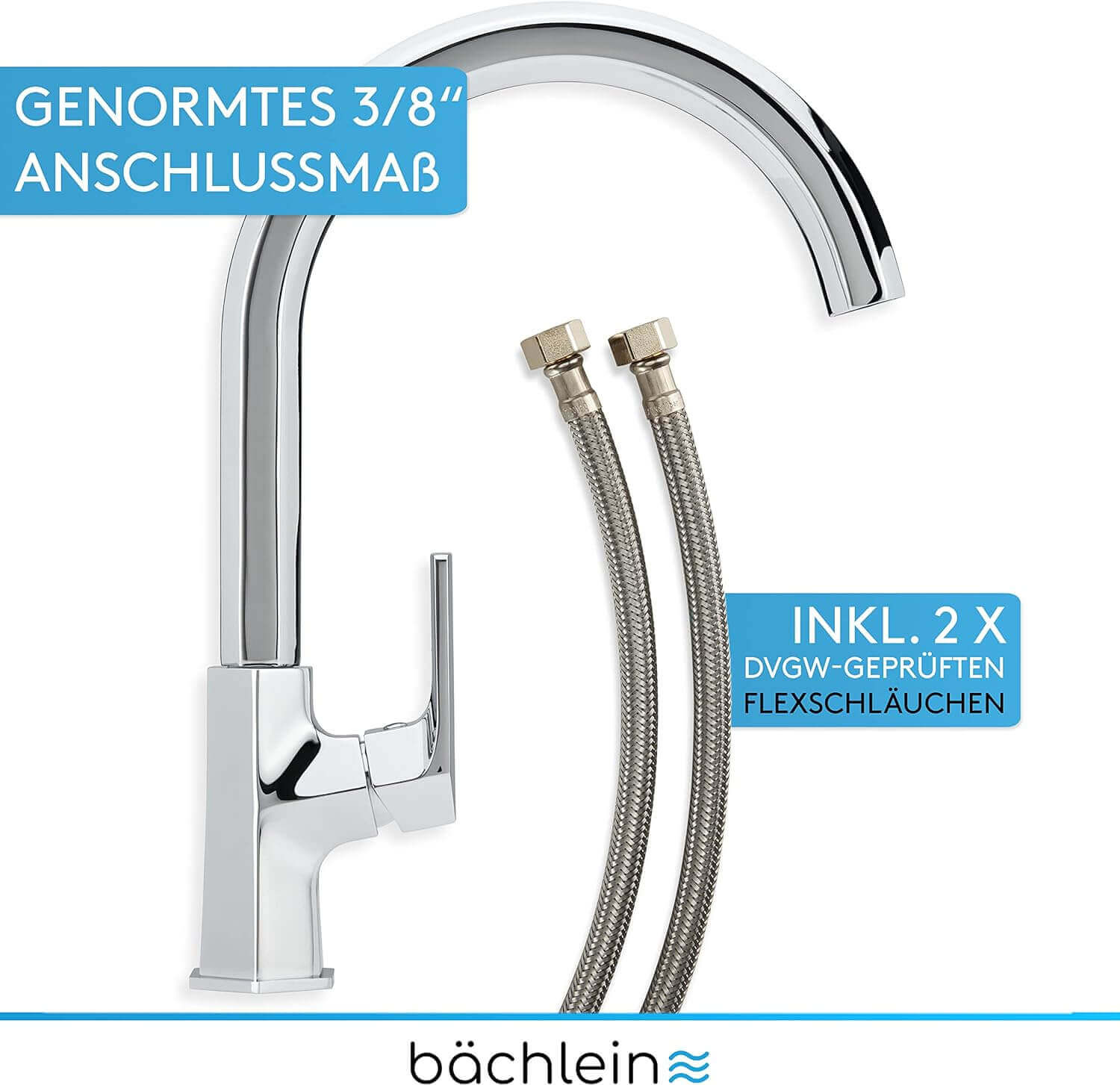 Küchenarmatur Wabenform Bächlein