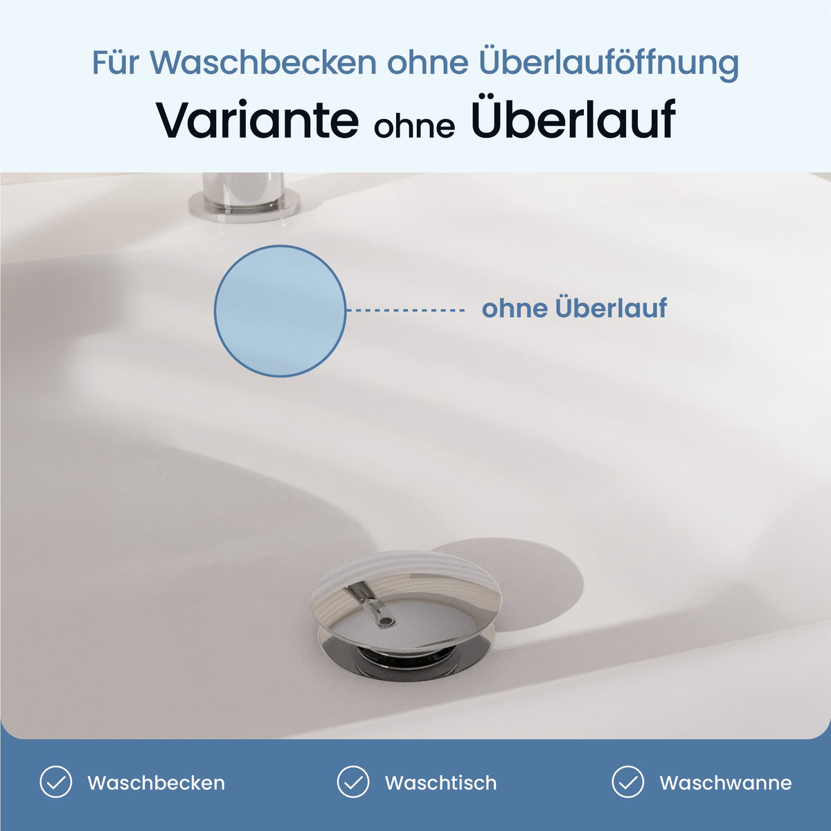 Pop-Up-Ablaufgarnitur