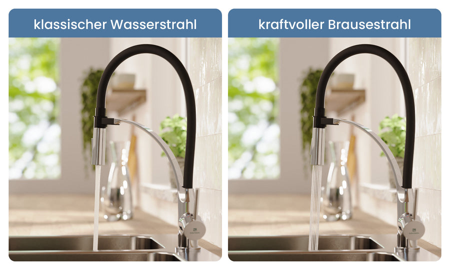 Zwei Strahlarten für unterschiedliche Aufgaben