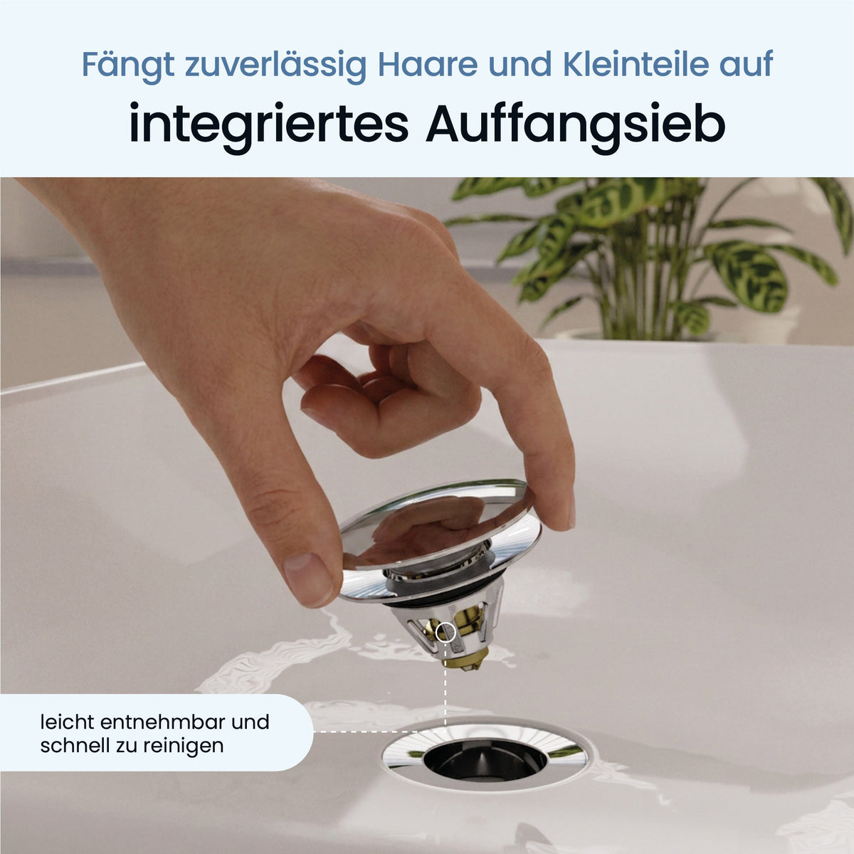 Waschbeckenstöpsel Pop-Up