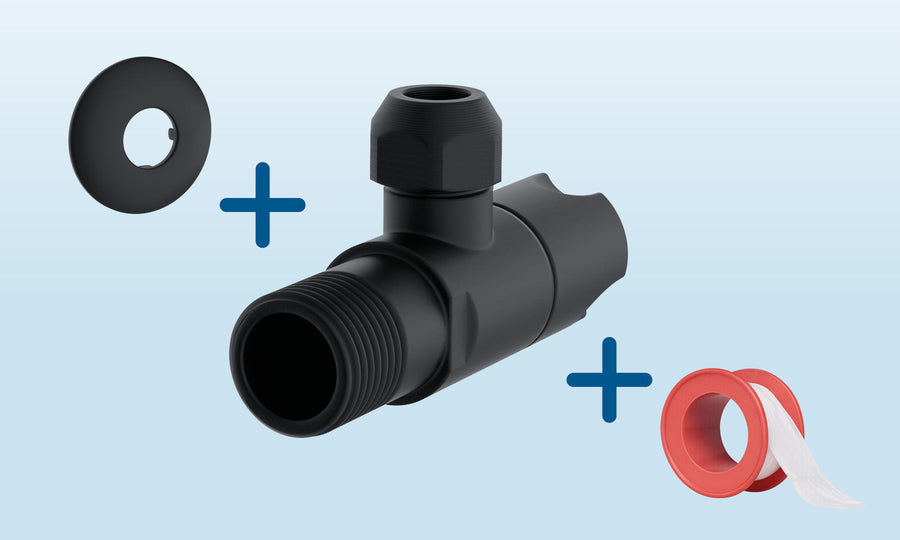 Wandgewinde mit PTFE-Tape abdichten