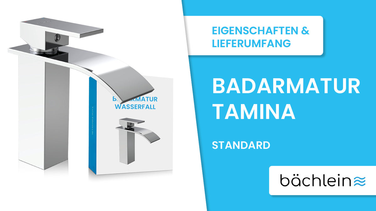 Badarmatur Tamina - Wasserfall-Design Bächlein
