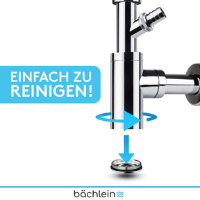 Bächlein Design Siphon mit Geräteanschluss
