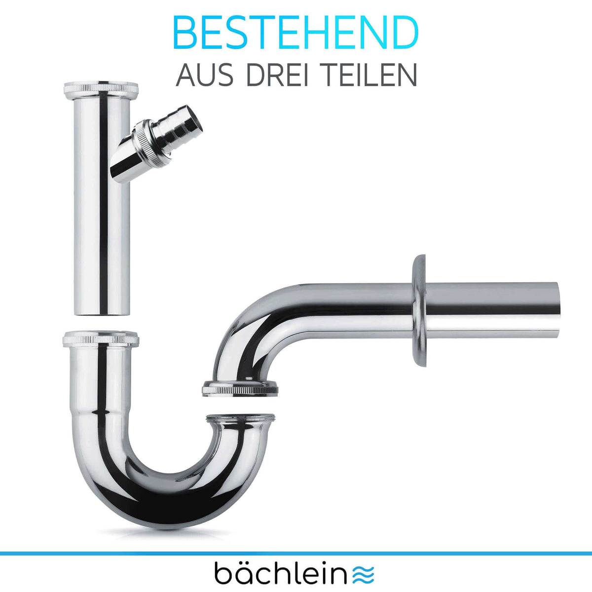 Röhrensiphon mit Geräteanschluss Bächlein