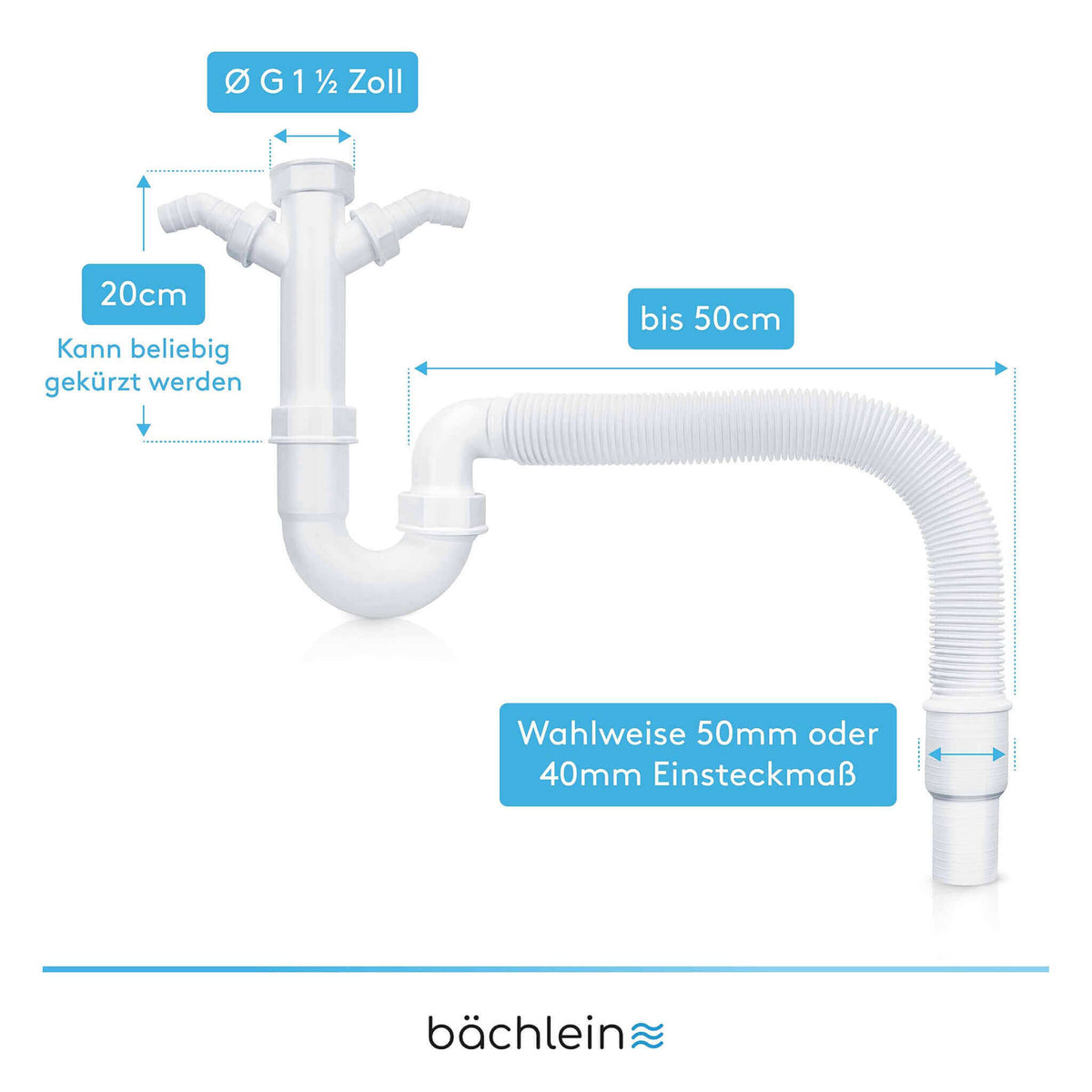 Siphon Spüle Bächlein