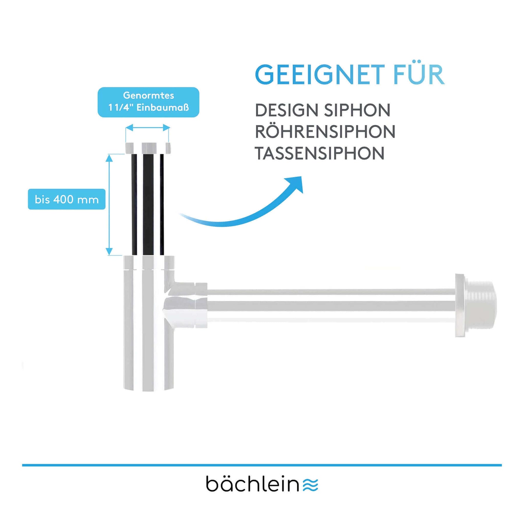 Tauchrohr extra lang (400mm) Bächlein
