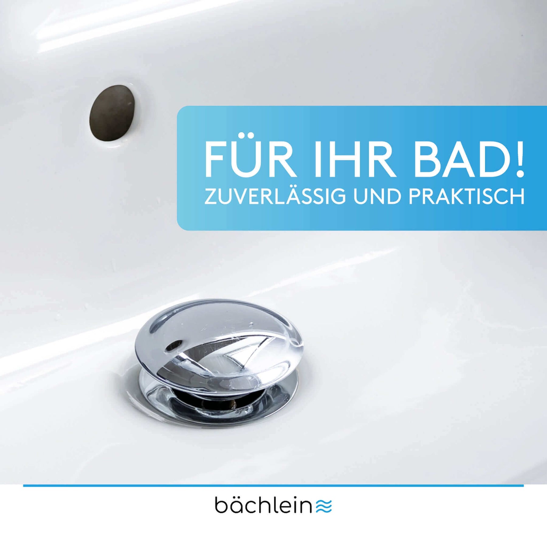 Waschbeckenstöpsel Pop-Up Bächlein