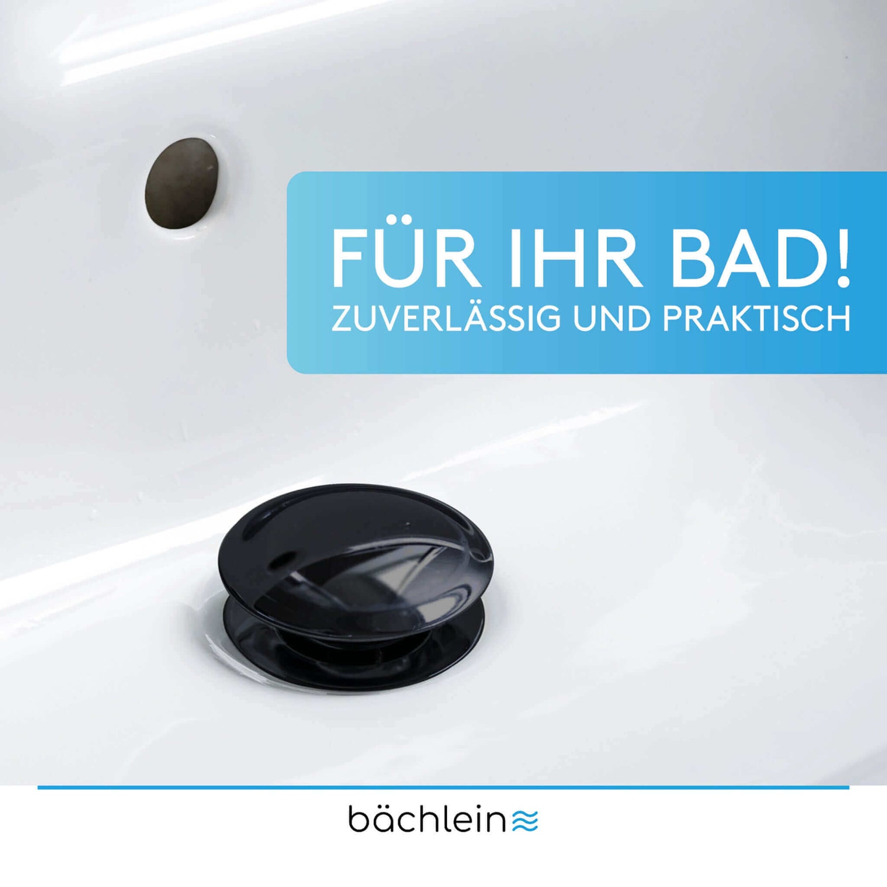 Waschbeckenstöpsel Pop-Up Bächlein