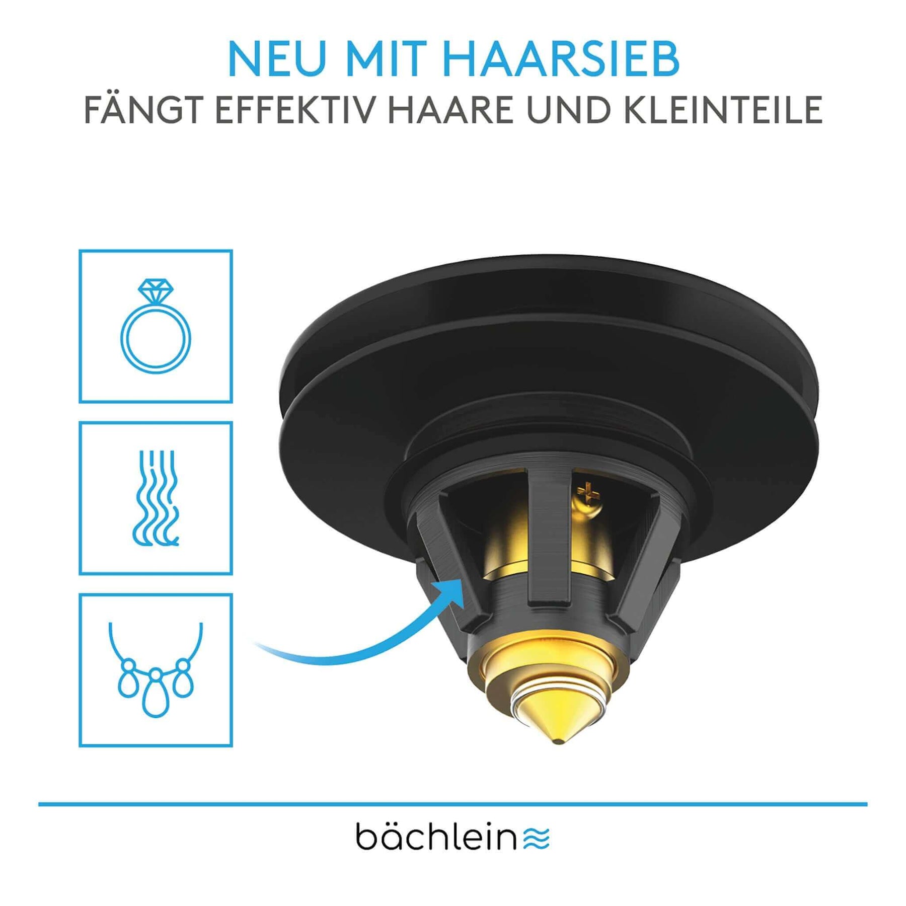 Waschbeckenstöpsel Pop-Up Bächlein