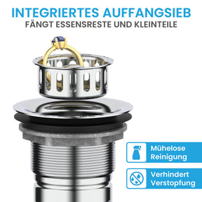 Ablaufgarnitur Pop-Up Spüle 70 mm