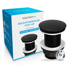 Bächlein Ablaufgarnitur extra lang (ohne Überlauf)