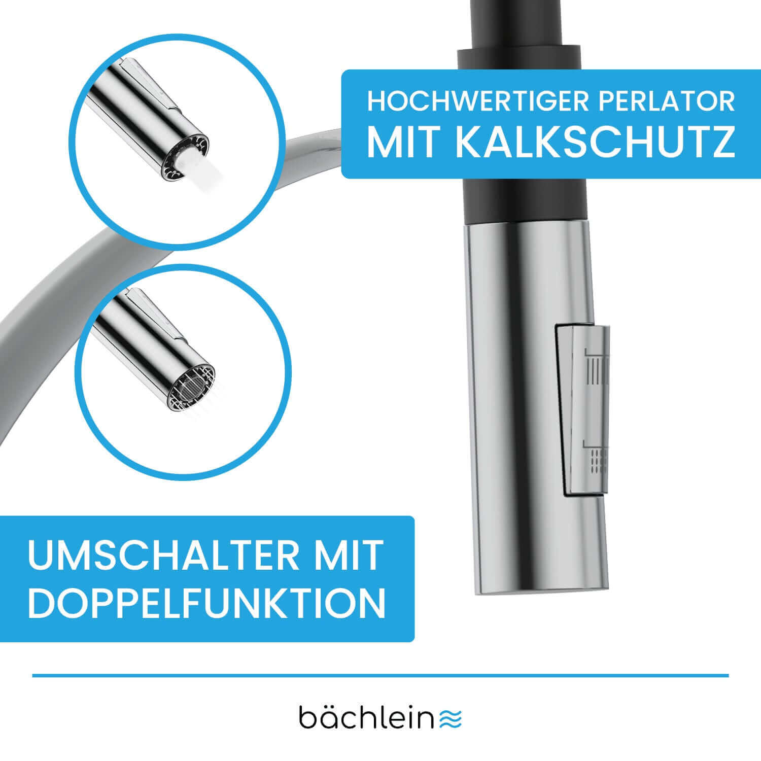 Entdecke unsere flexible Küchenarmatur mit Magnet - Bächlein.de