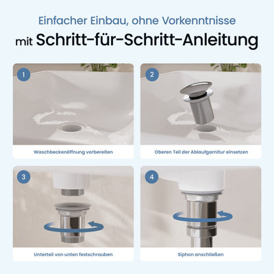 Pop-Up-Ablaufgarnitur