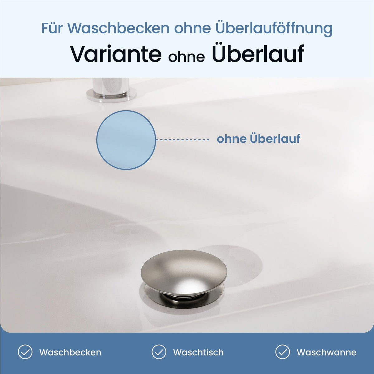 Pop-Up-Ablaufgarnitur