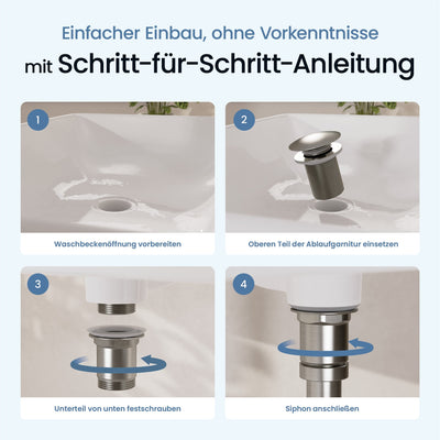 Pop-Up-Ablaufgarnitur