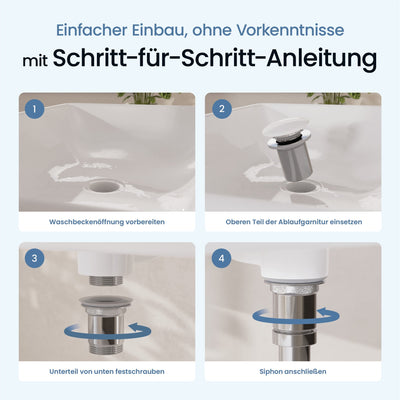 Pop-Up-Ablaufgarnitur