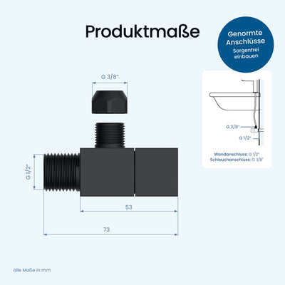 Eckventil-Set Kubus