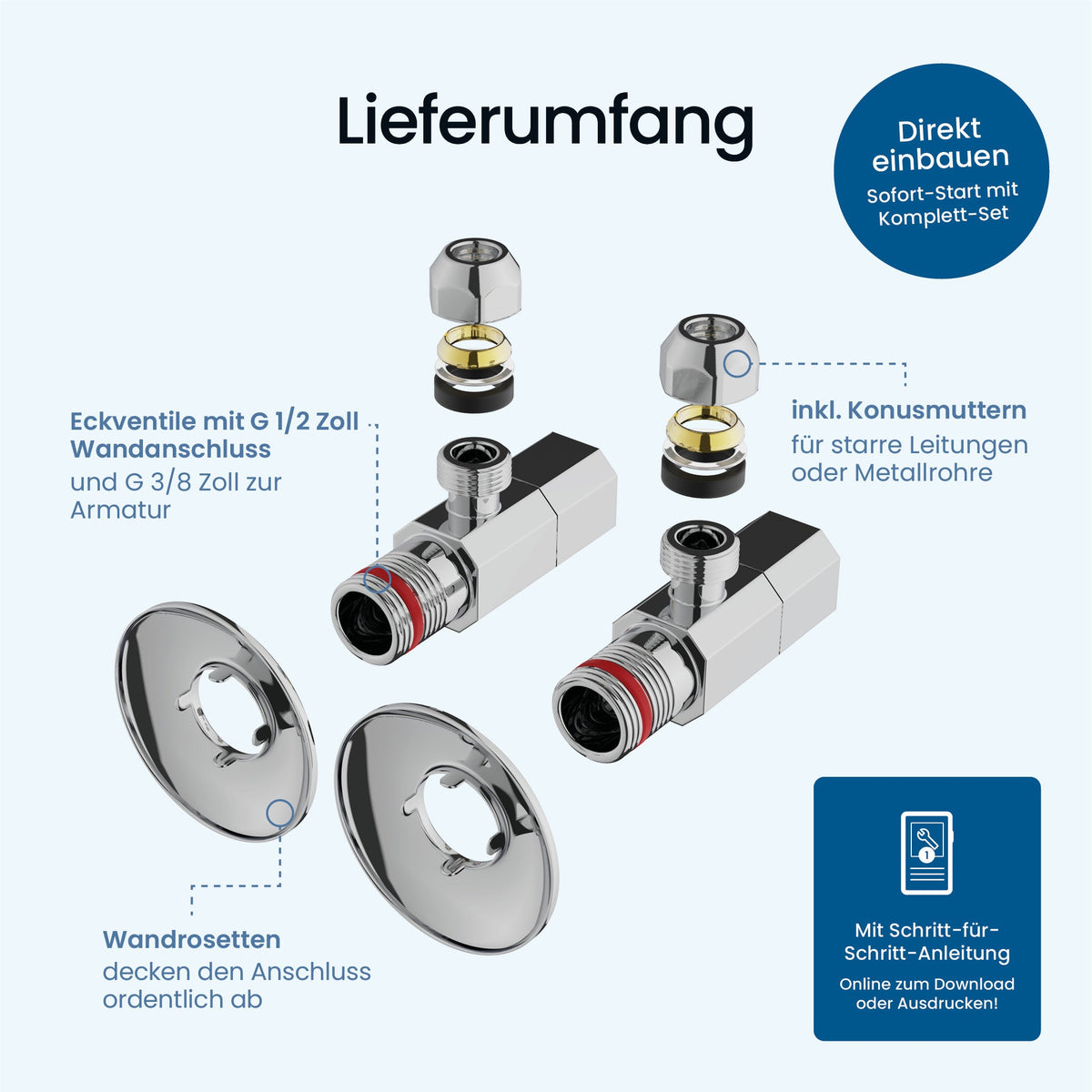 Eckventil-Set Octus