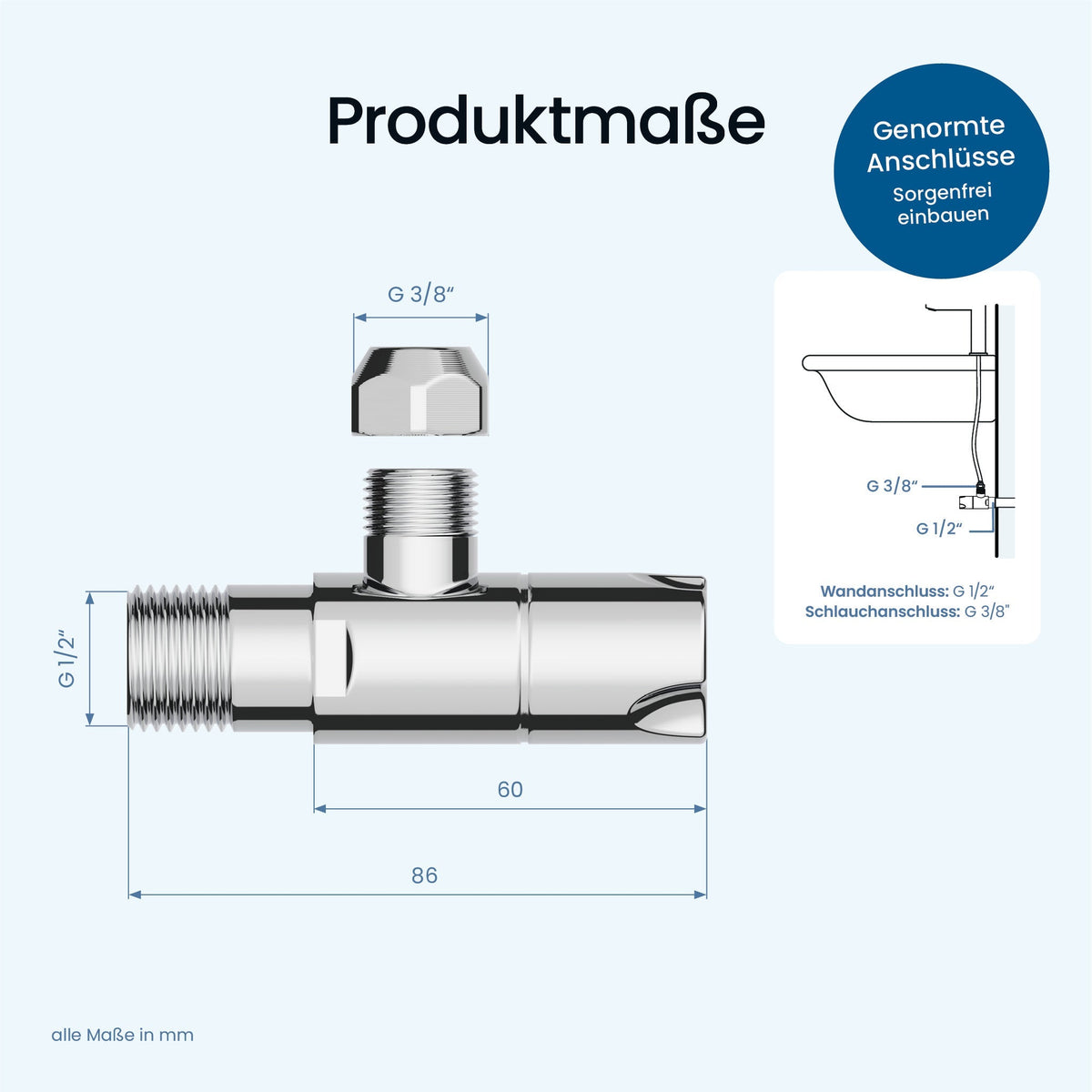 Eckventil-Set Treflus