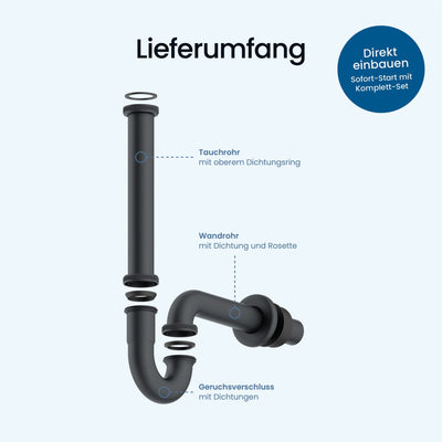 Röhrensiphon extra lang