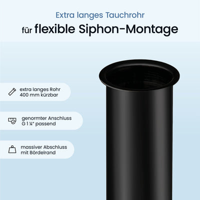 Tauchrohr extra lang