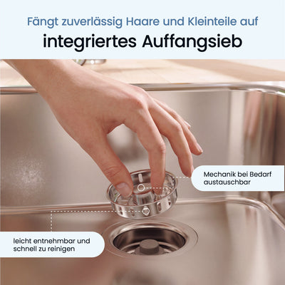 ⌀ 114 mm Pop-Up-Ablaufgarnitur Spüle