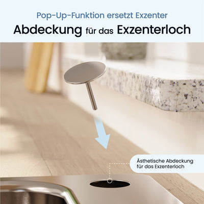 ⌀ 114 mm Pop-Up-Ablaufgarnitur Spüle