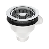 ⌀ 114 mm Pop-Up-Ablaufgarnitur Spüle – mit Überlauf, für 90 mm Ablaufloch