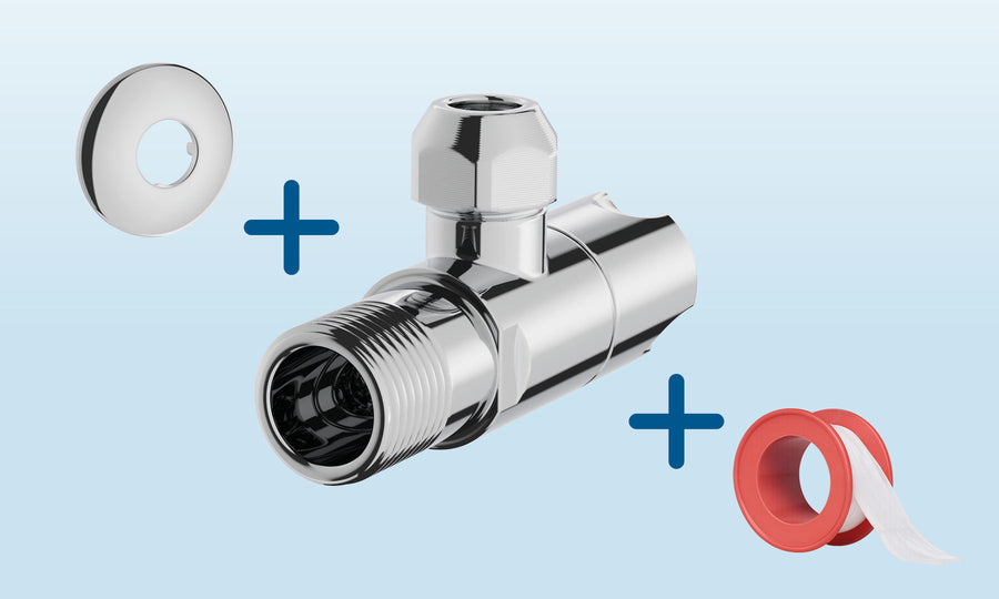 Wandgewinde mit PTFE-Tape abdichten