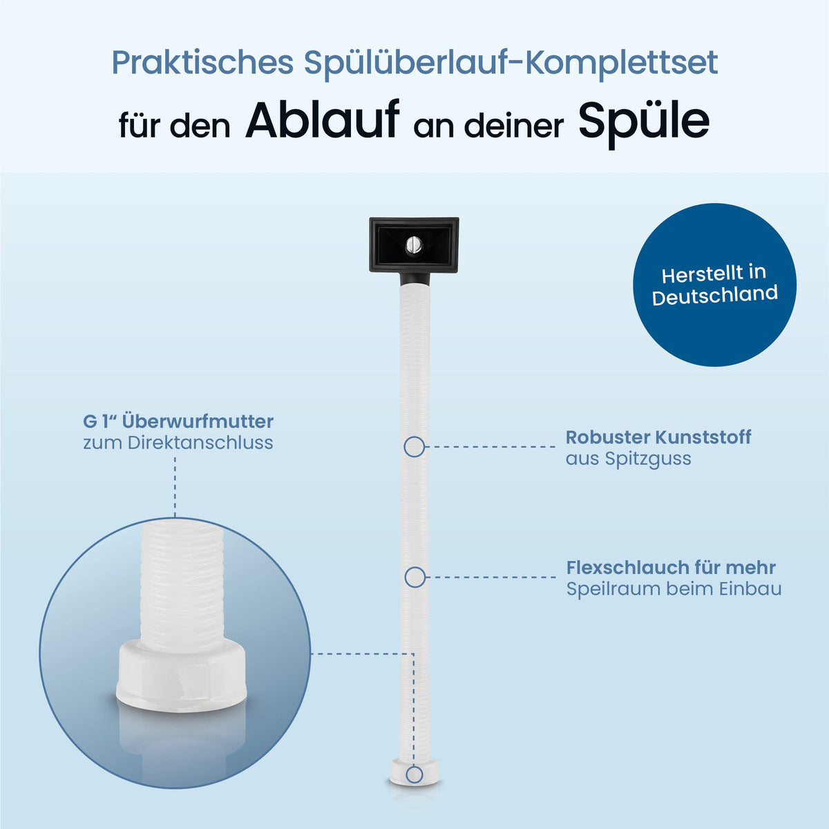 Überlaufschlauch Spüle